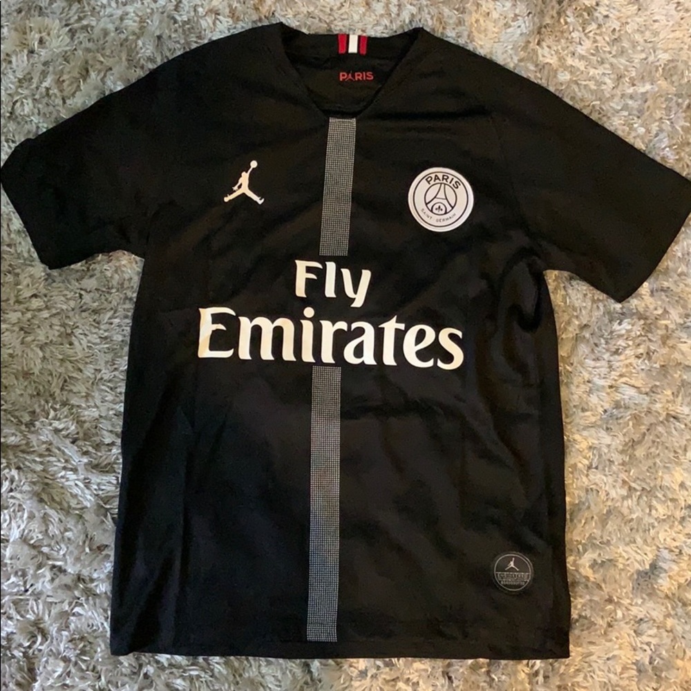PSG Black Mbappé Jordan Jersey (with tags)